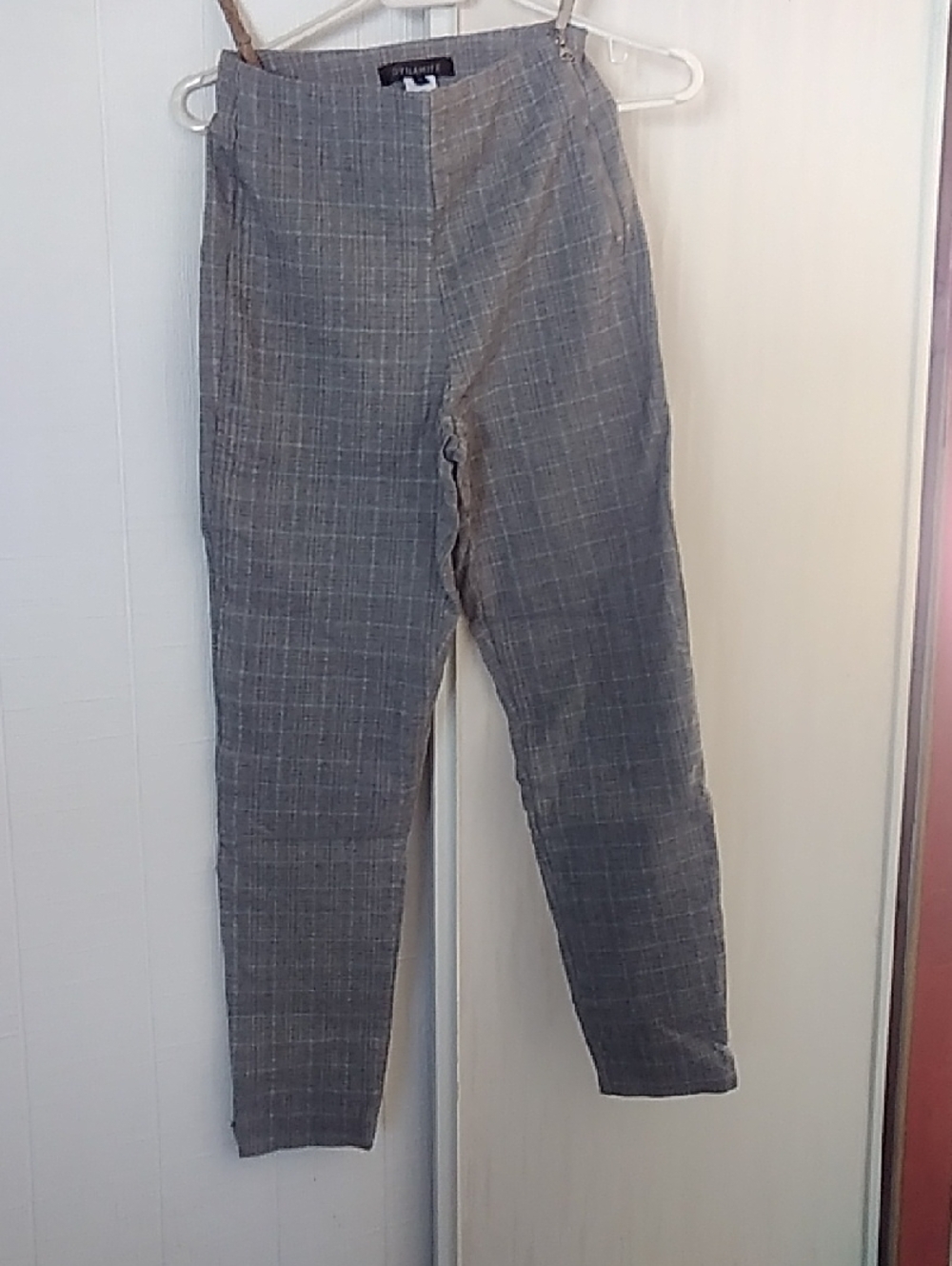 Dynamite Gray Plaid Trousers